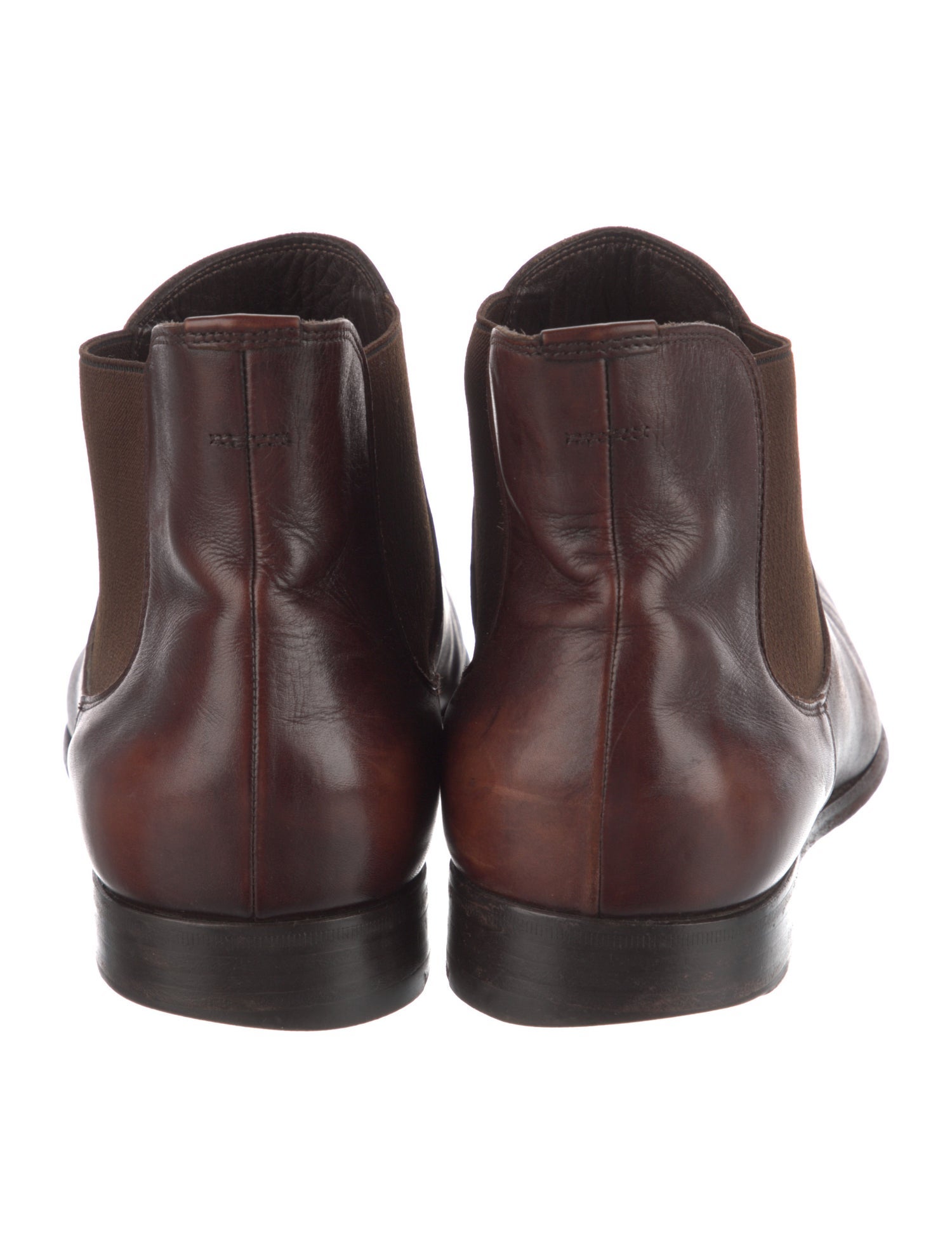 Prada Leather Chelsea Boots